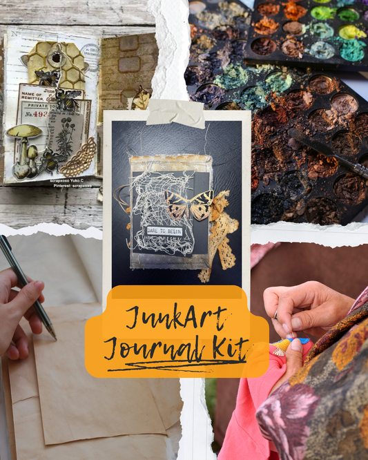 JunkArt Journal Workshop & Kit Bundle