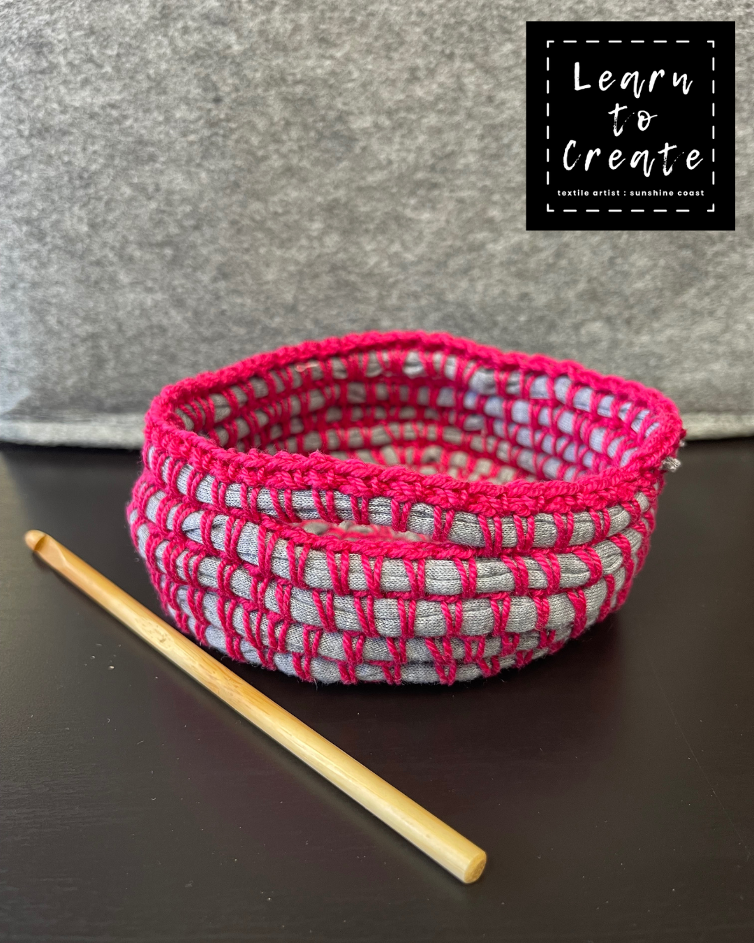 Crochet Fabric Bowl Workshop