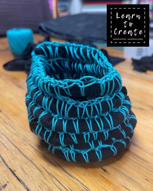 Crochet Fabric Bowl Workshop