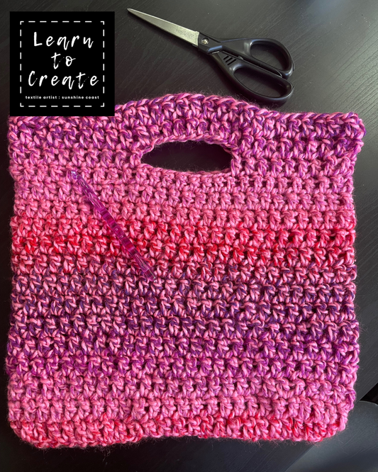 Crochet Clutch w Handle Workshop