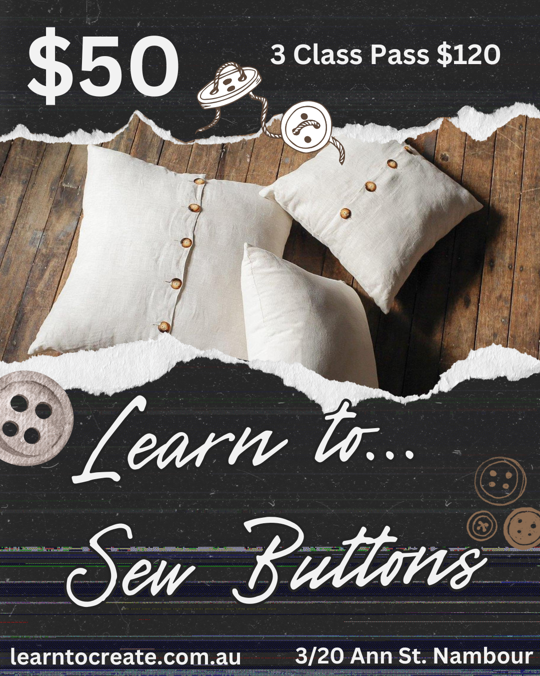 Learn to... Sew Buttonholes Workshop