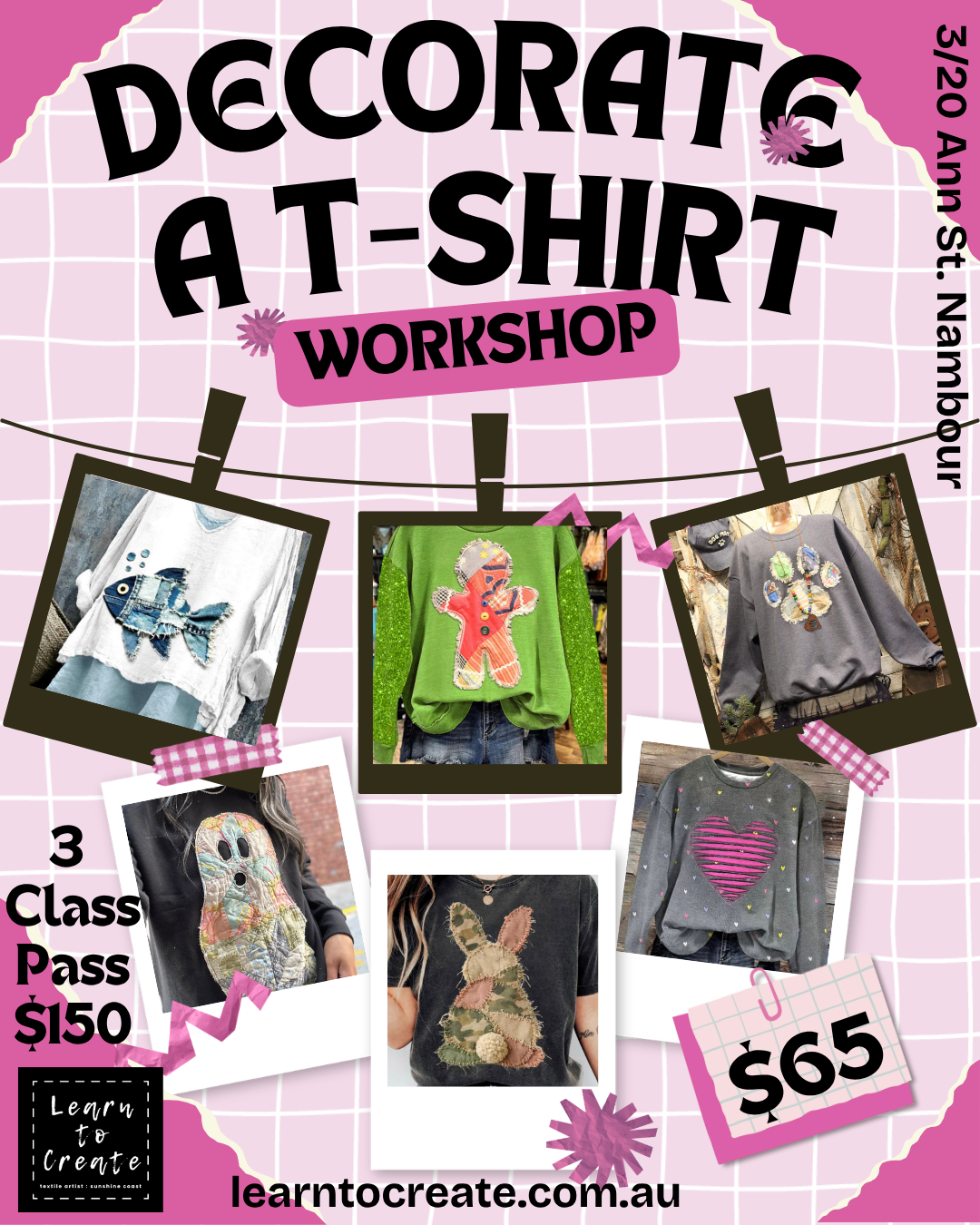 Decorate a T-Shirt Workshop
