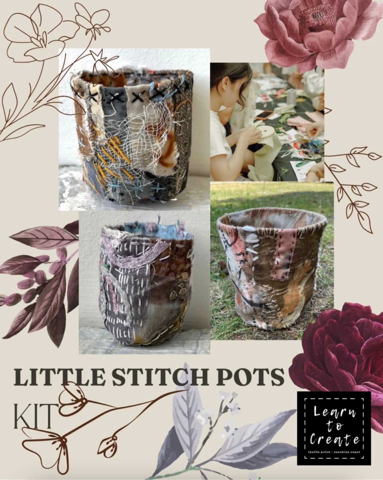 Little Stitch Pots Kit