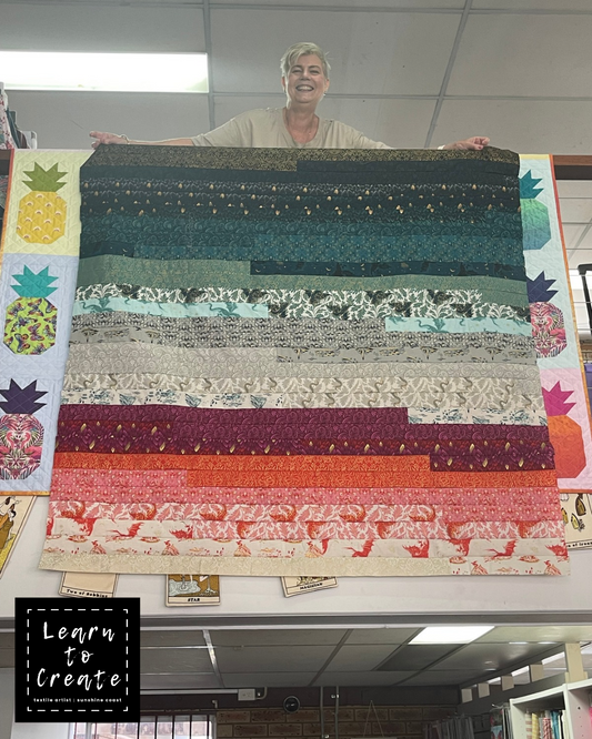'Jelly Roll Day Race' Quilt Top Workshop