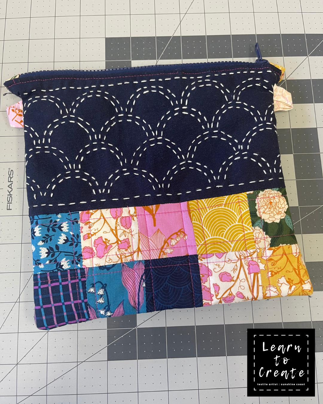 Patchwork Zipper Bag Workshop