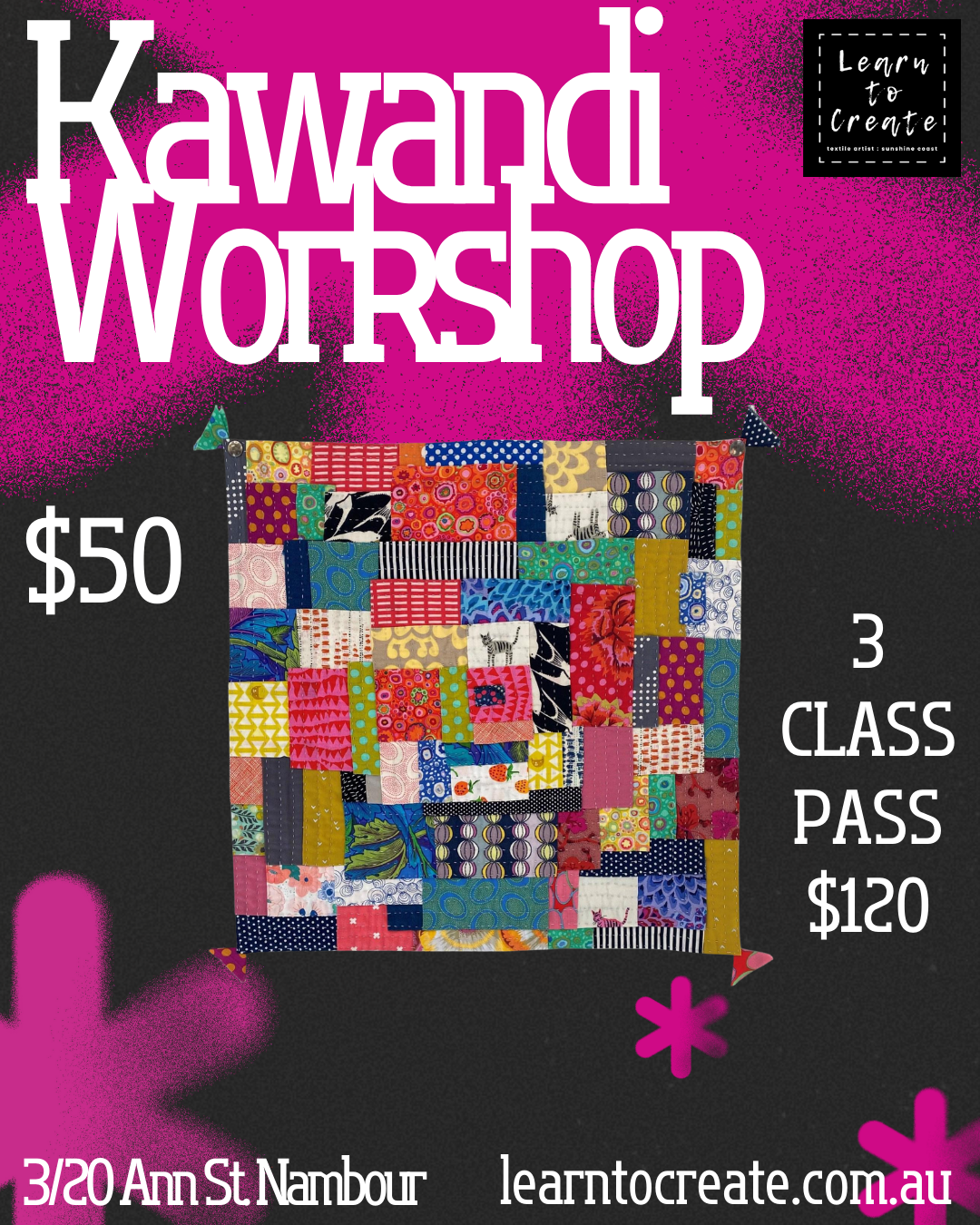 Kawandi Workshop - Sat. 6th Sep.