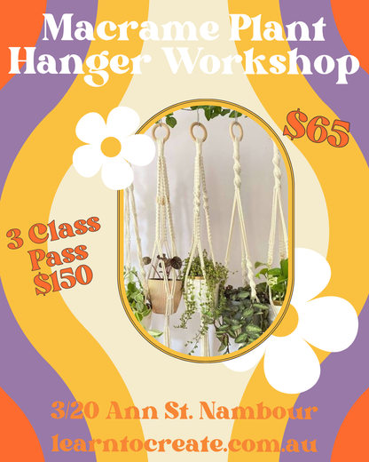 Macrame Plant Hanger Workshop
