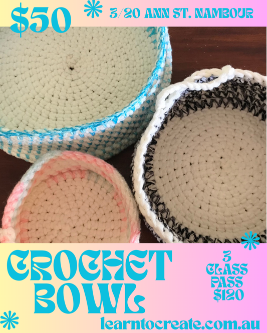 Crochet Bowls Workshop