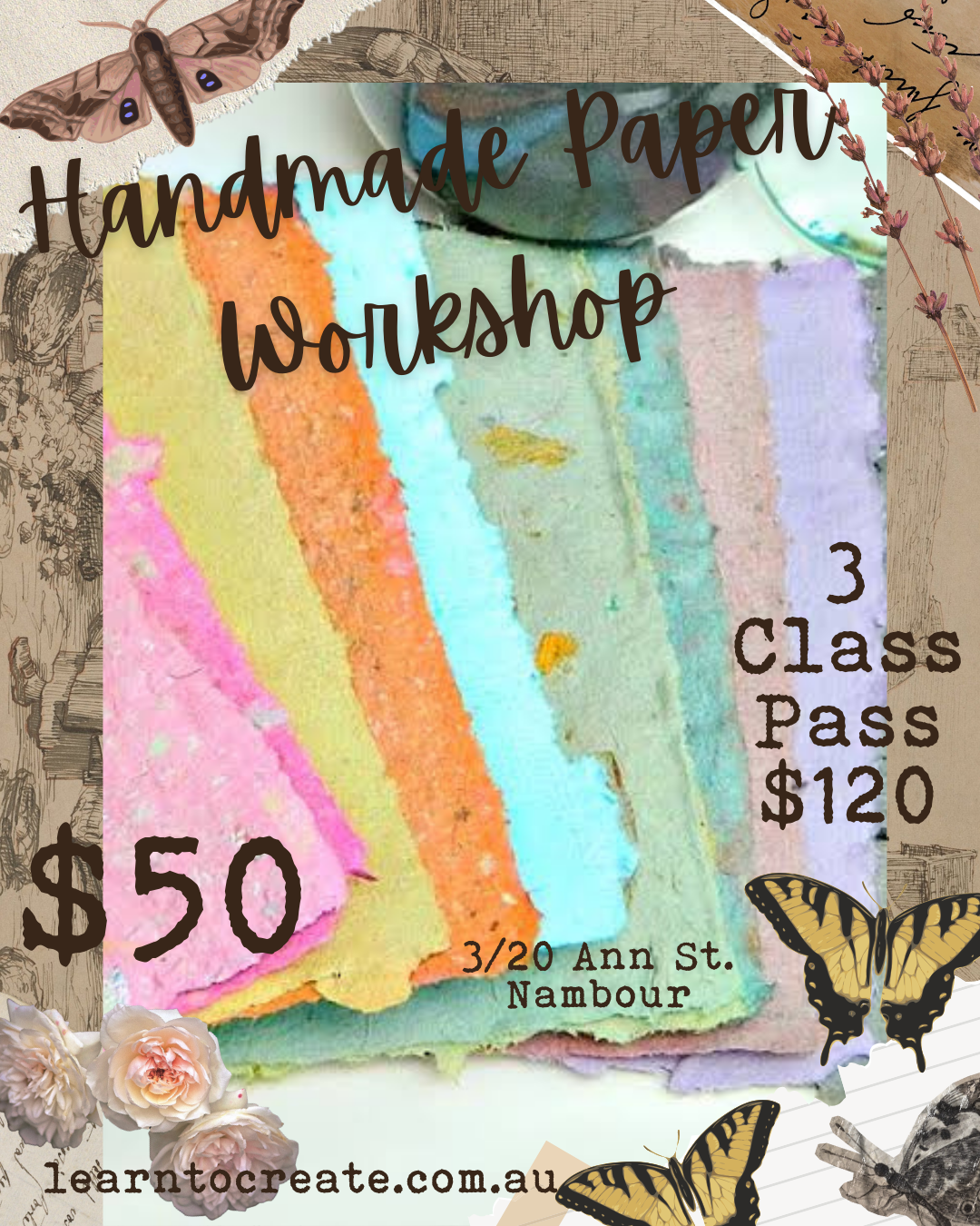 Paper Making Workshop - Wed. 28th May