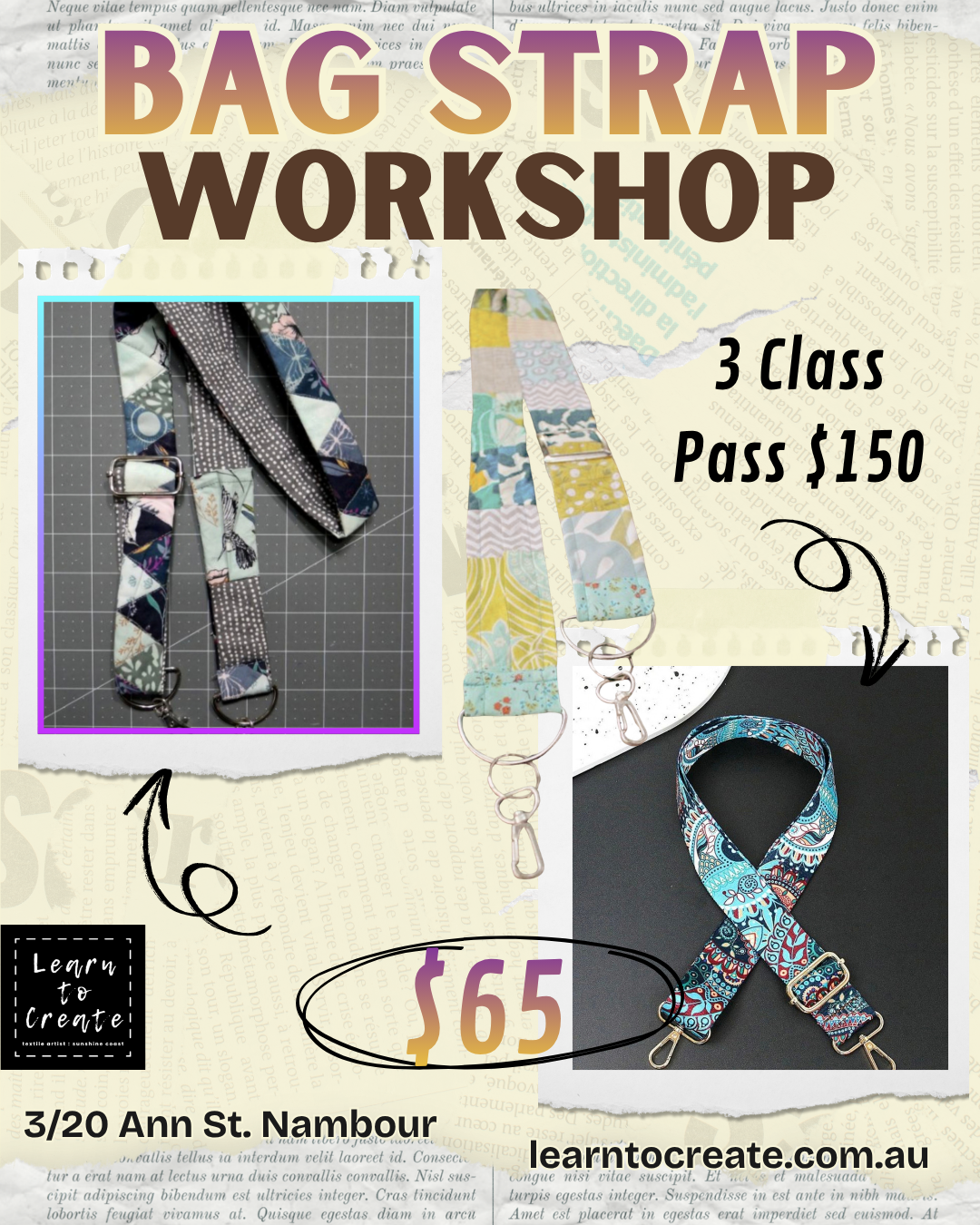 Scrappy Strappy Workshop