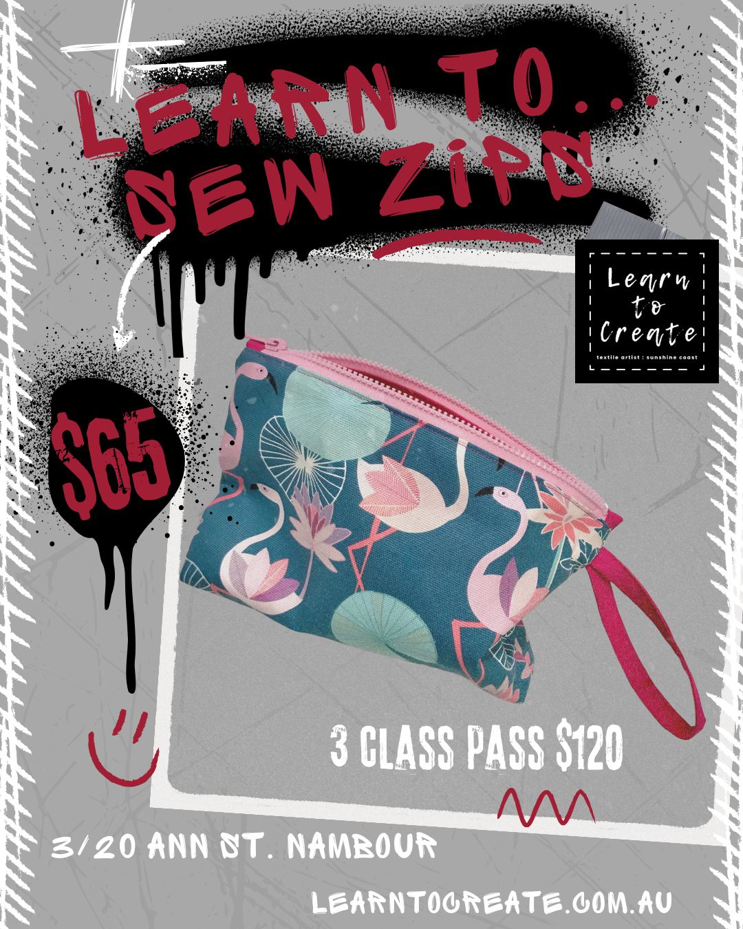 Learn to... Sew Zips Workshop