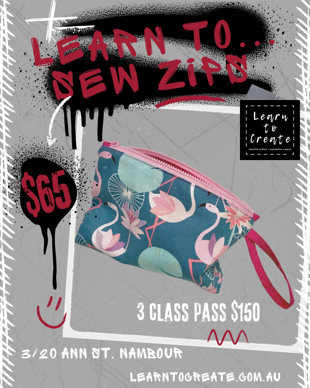 Learn to... Sew Zips Workshop