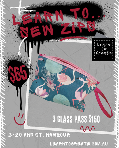 Learn to... Sew Zips Workshop