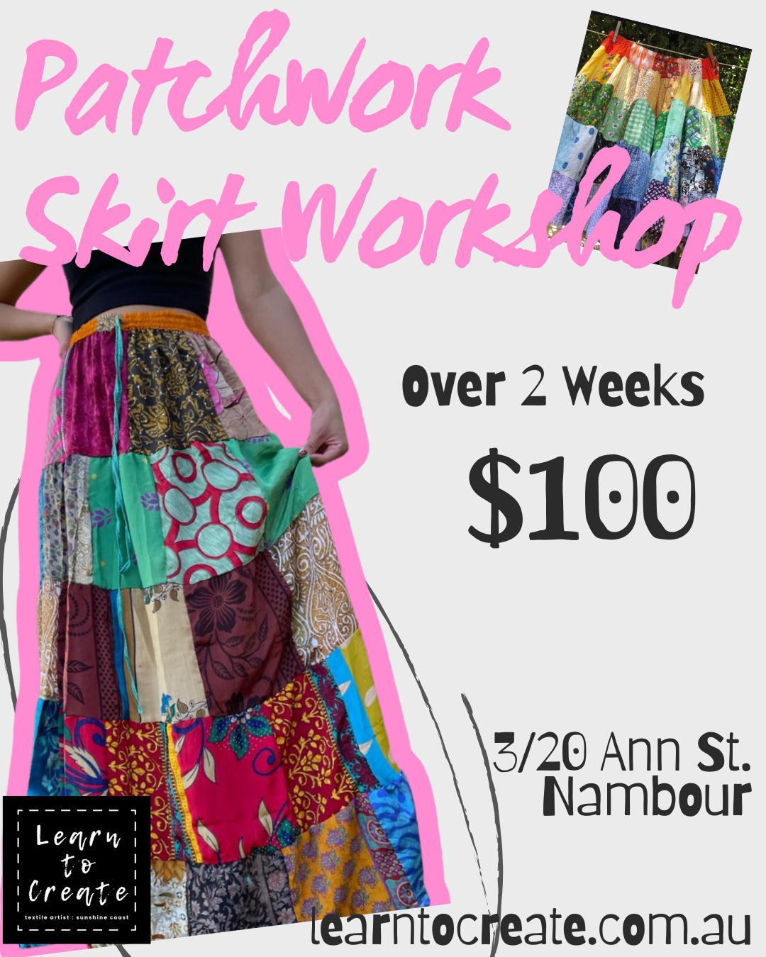 Patchwork Skirt Workshop