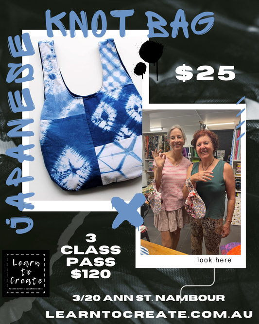 Japanese Knot Bag Workshop