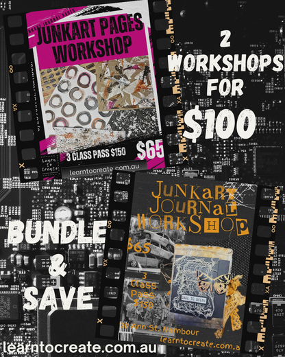 JunkArt Journal Workshop