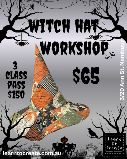 Quilted Witch Hat Workshop