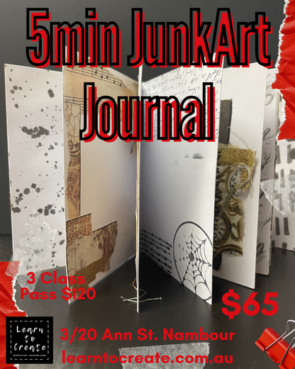 5min JunkArt Journal Workshop