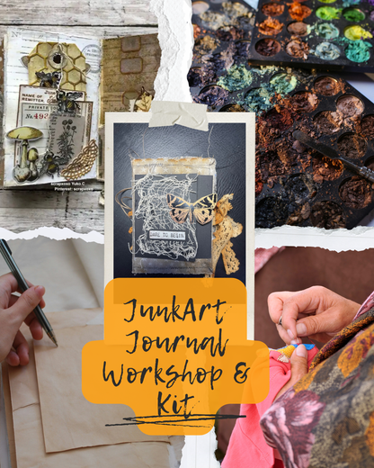 JunkArt Journal Workshop & Kit Bundle