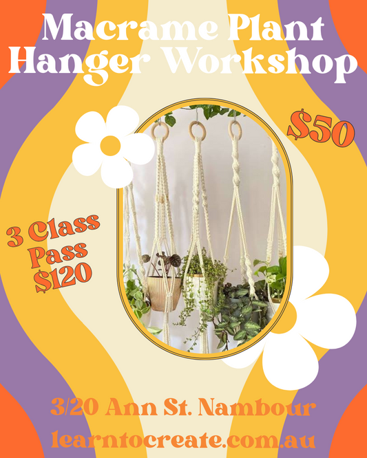 Macrame Plant Hanger Workshop