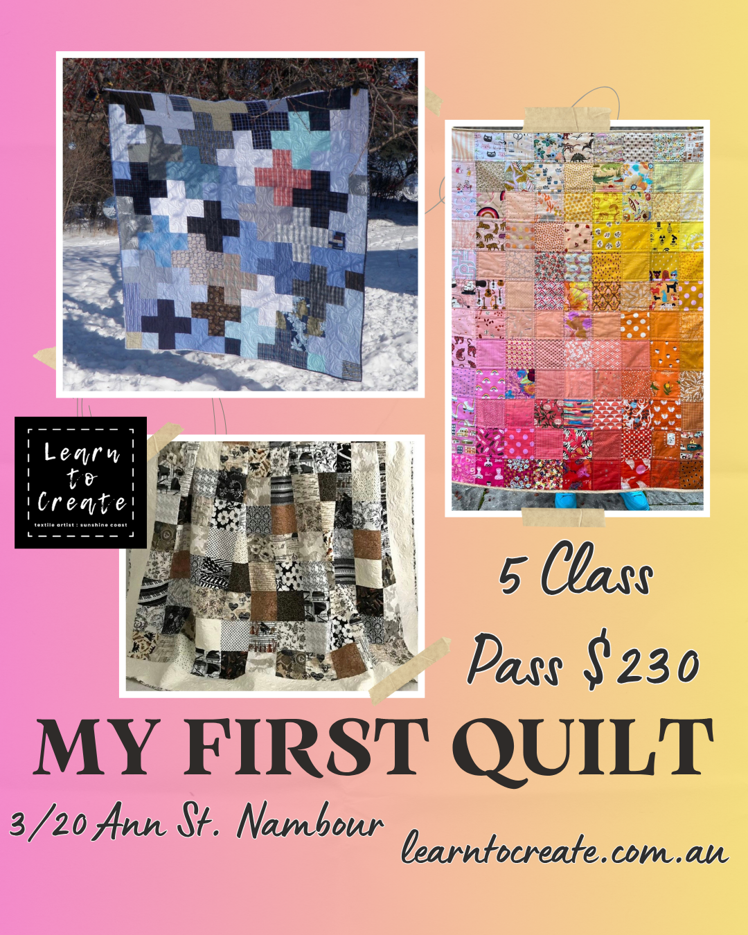 My First Quilt Workshop