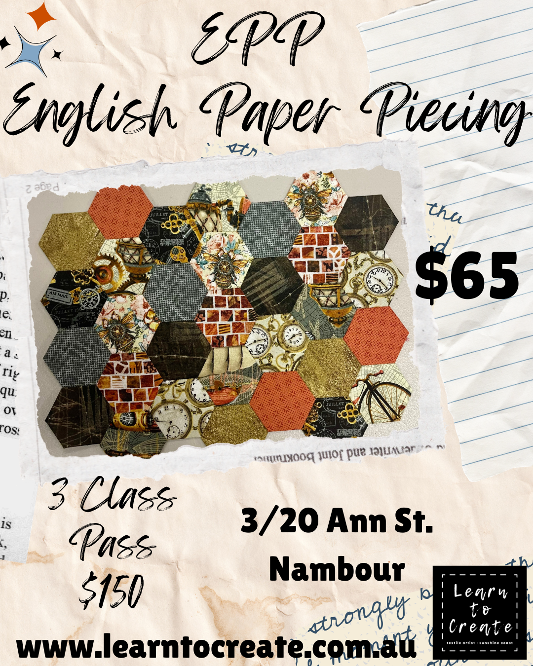 English Paper Piecing (EPP) Workshop