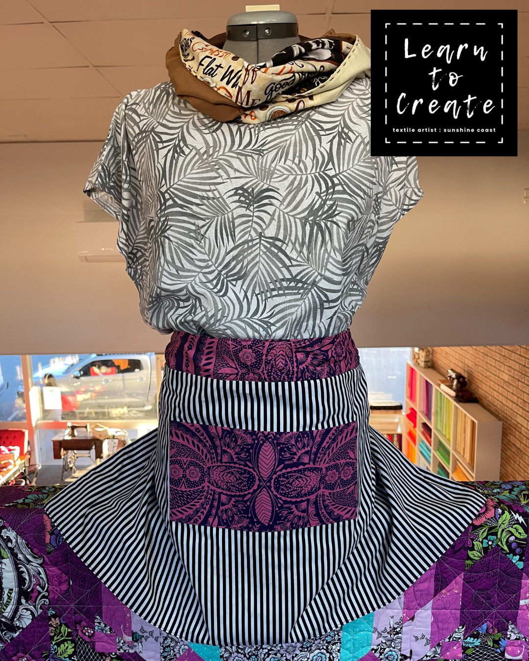 Reconstruct Apron Reversible Apron Workshop – Learn to Create